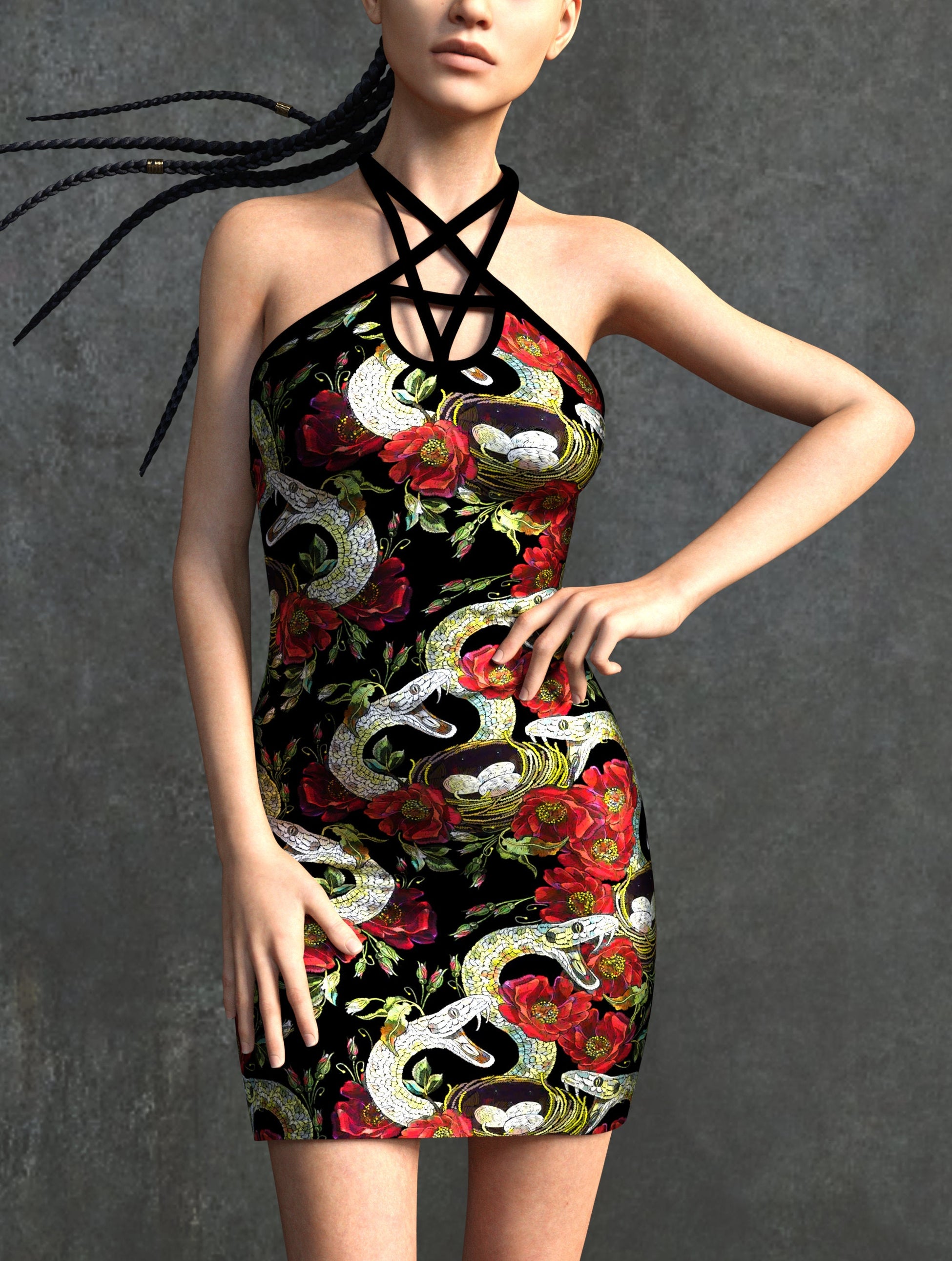 Snake Pentagram Dress 2