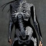 BnW Psych Skeleton Costume
