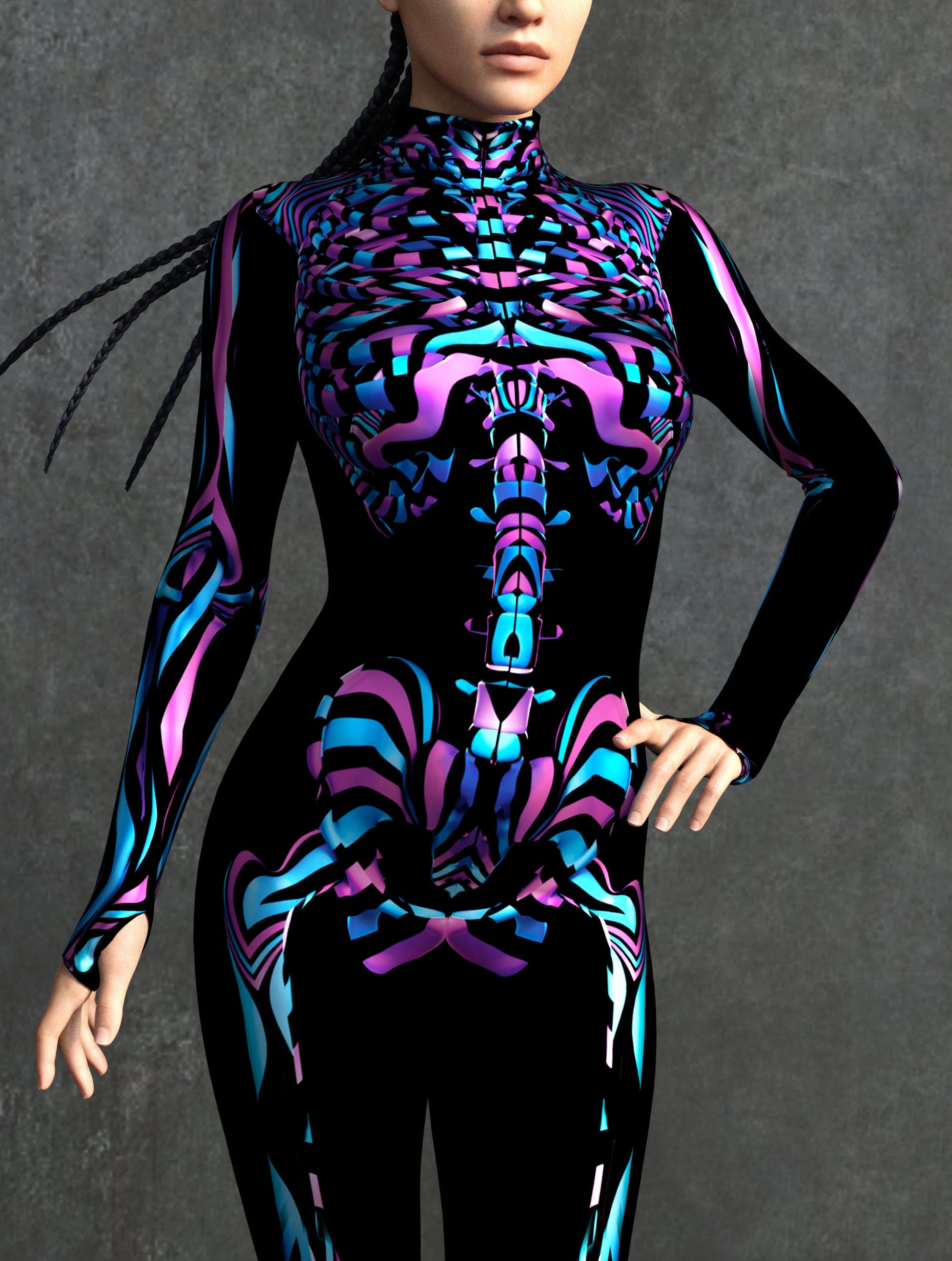 Carnivale Festing Skeleton Costume 1