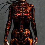 Lava Skeleton Costume
