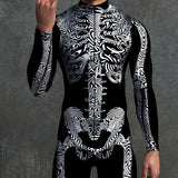 BnW Psych Skeleton Male Costume