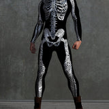 BnW Psych Skeleton Male Costume