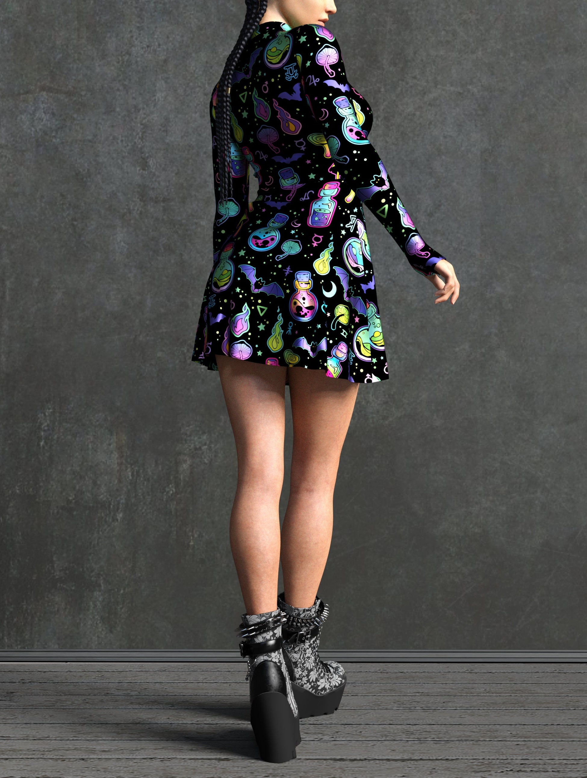 Potions Witcher Skater Dress 2