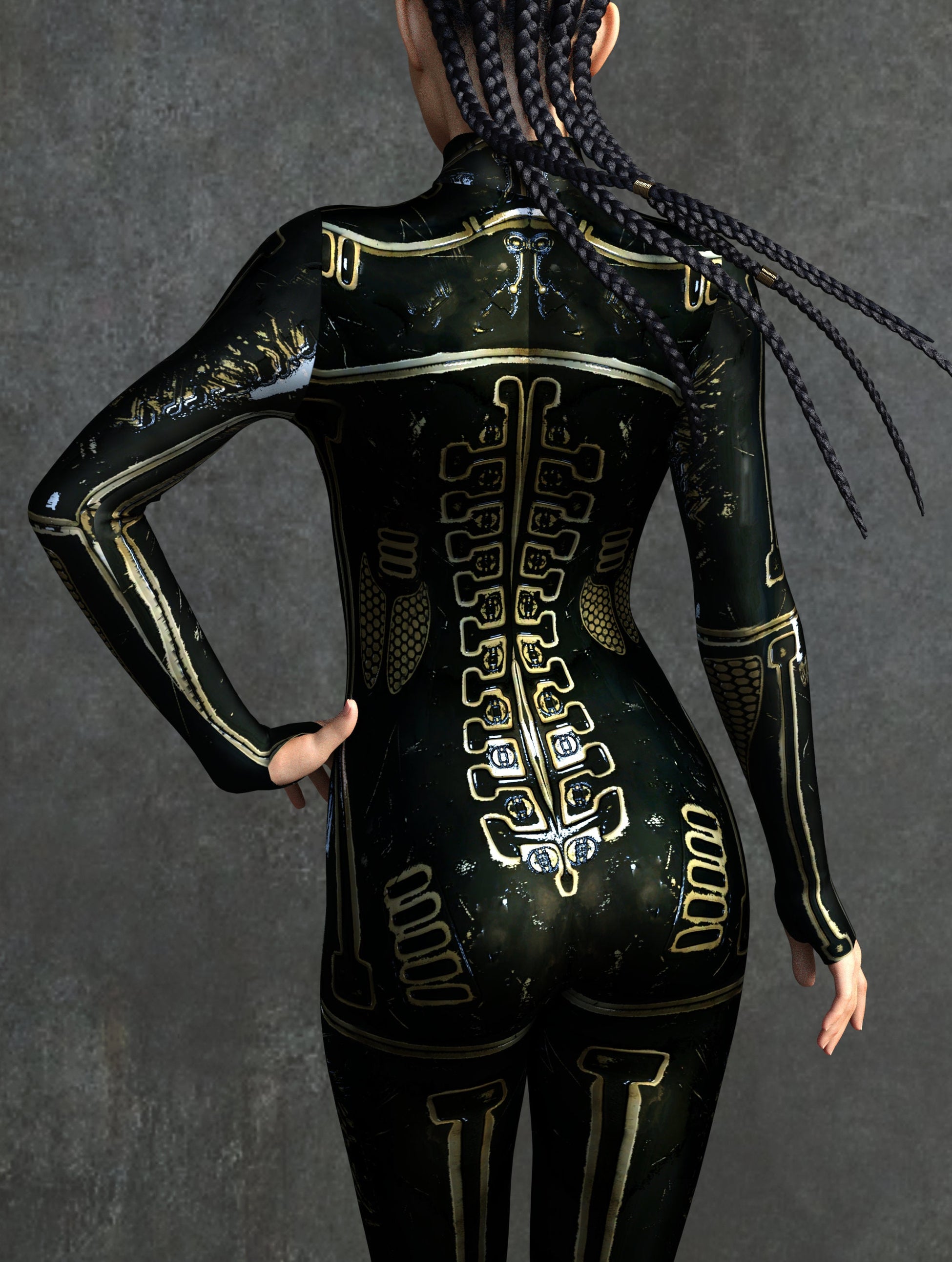 Ghost In The Cage Costume 2