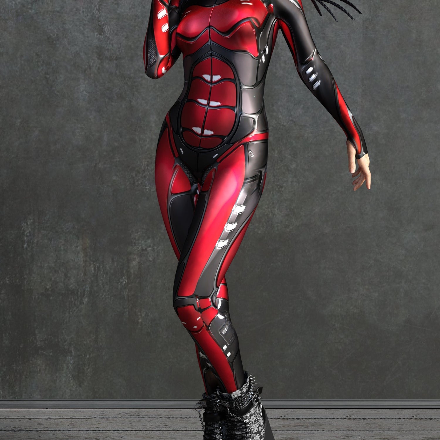 Hydrobot Red Costume 3