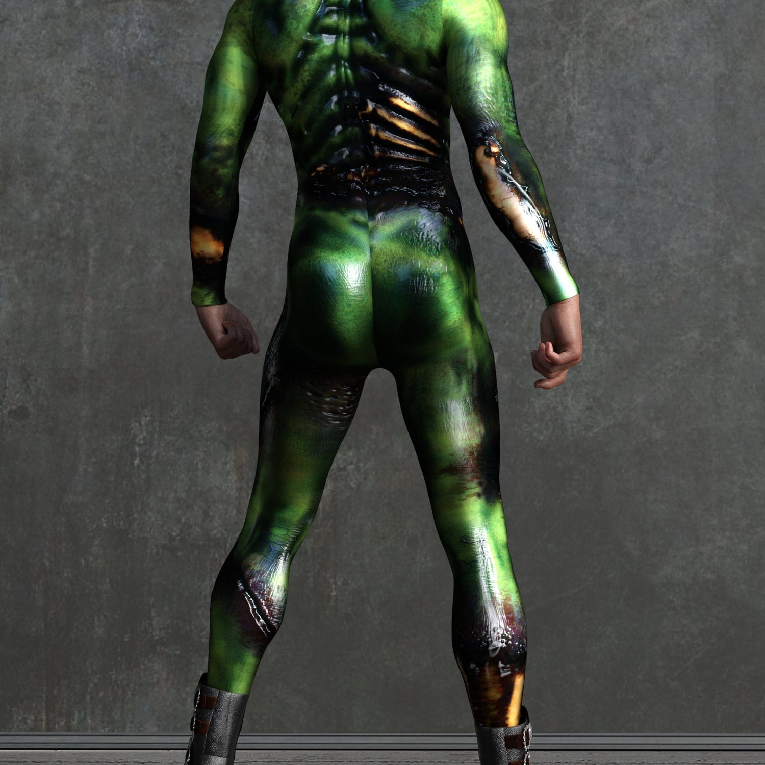 Brain Eater Male Costume Lycra