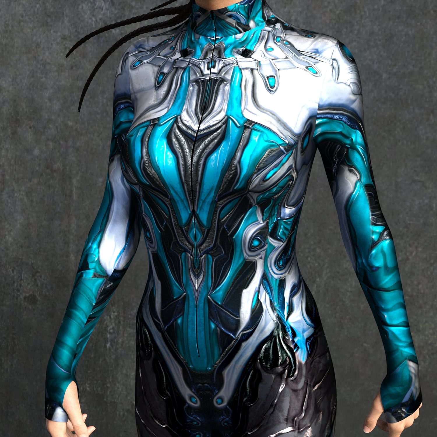 Blue Templar Costume Blue
