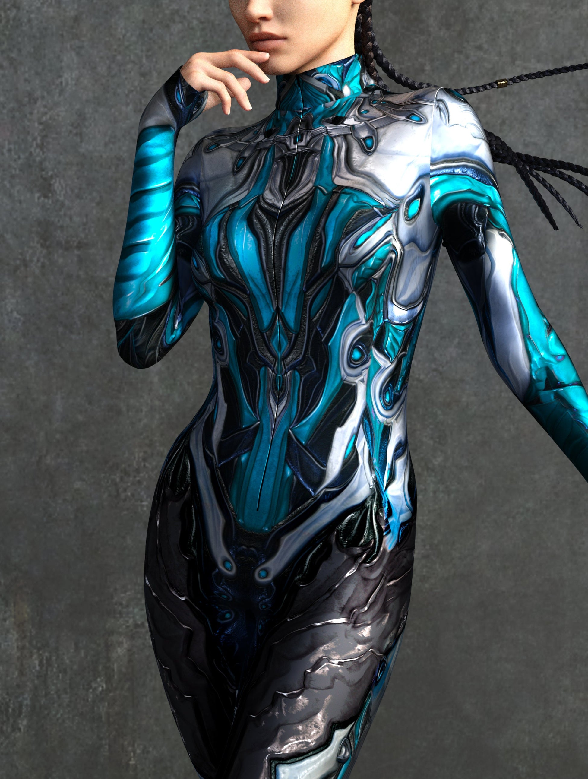 Blue Templar Costume 1