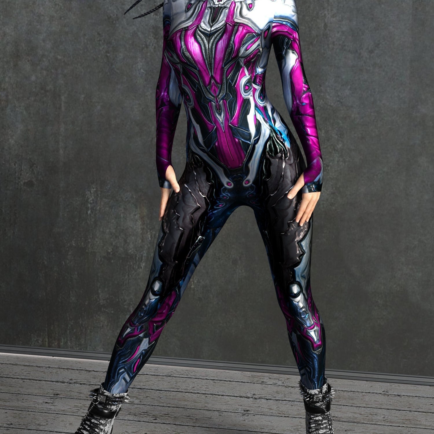 Purple Templar Costume 3