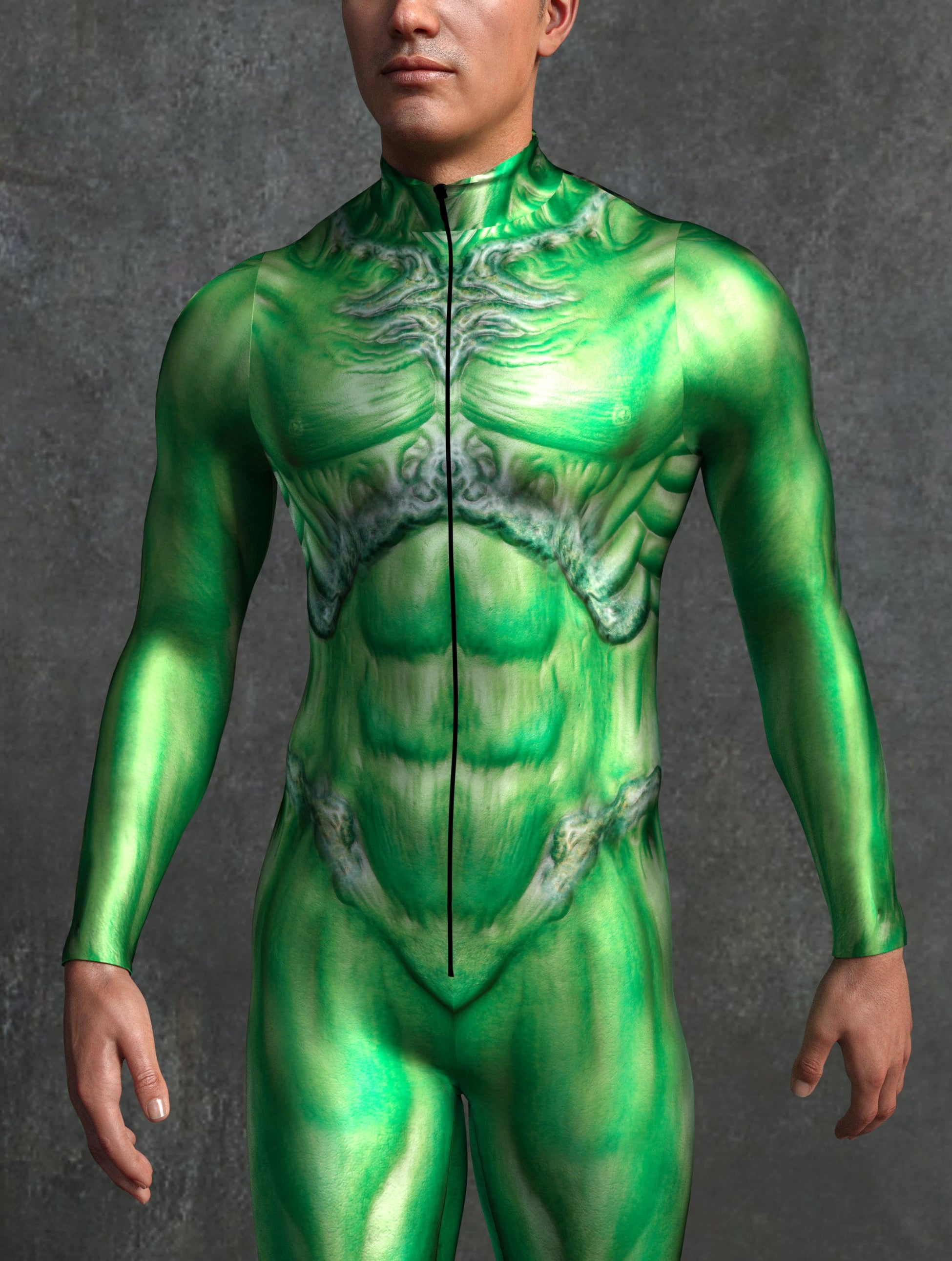 Hell Servant Green Male Costume 2
