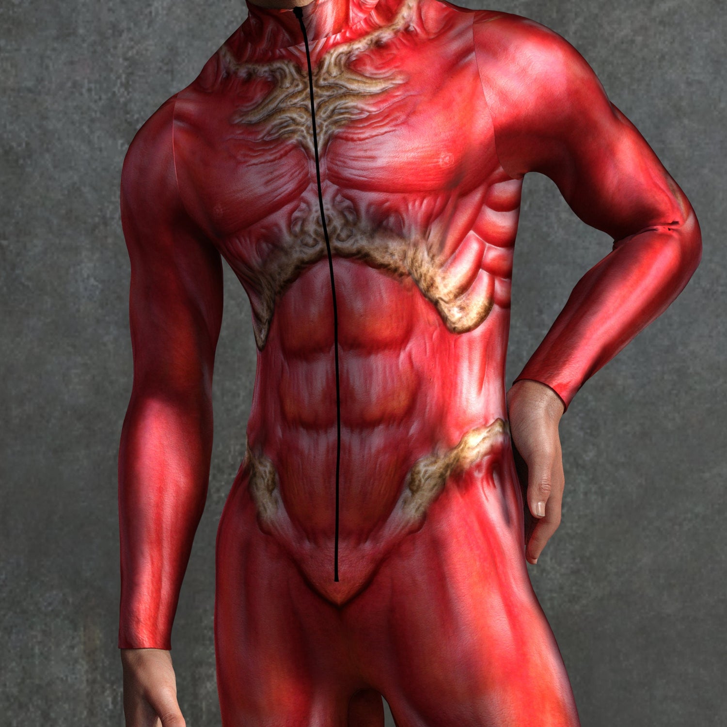 Hell Servant Red Male Costume 7