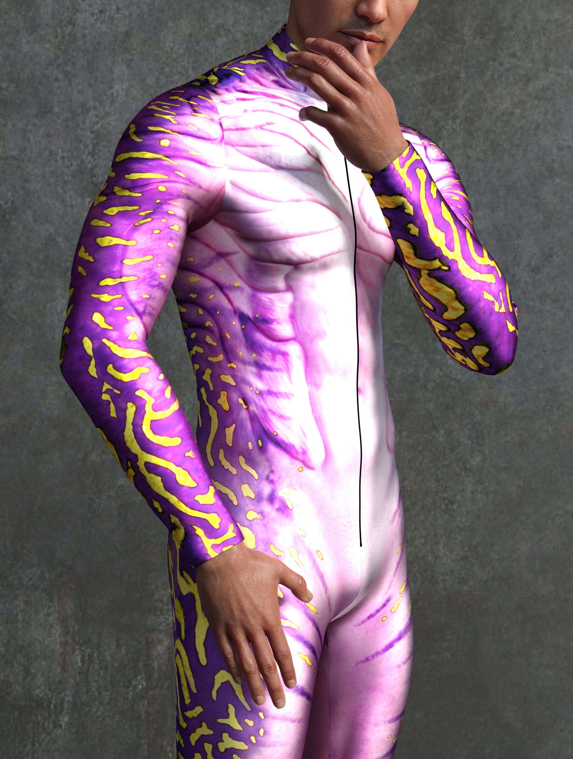 Gorgon Skin Male Costume 1