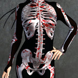 Blood Skeleton Costume