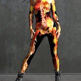 Burning Skeleton Costume