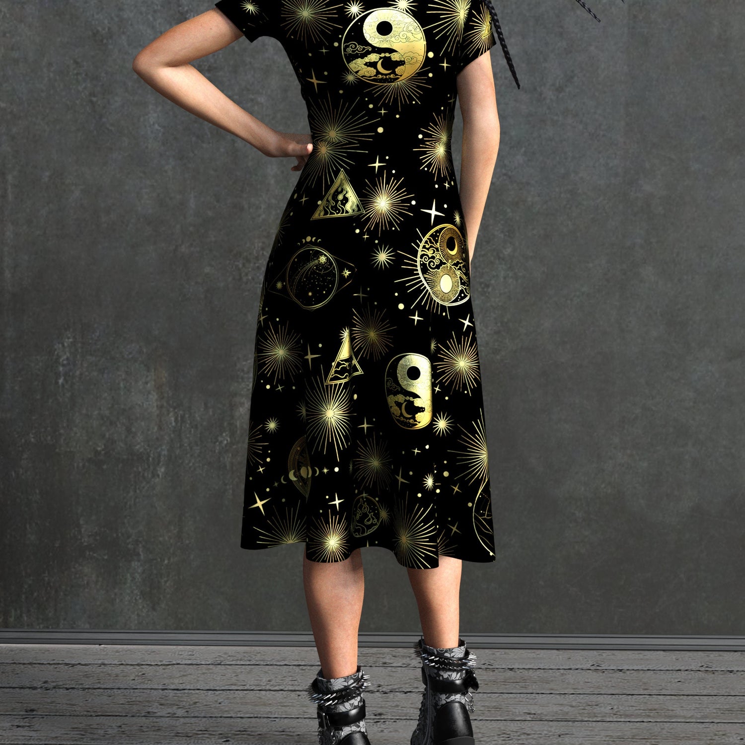 Golden Alchemy Hug Me Dress 4