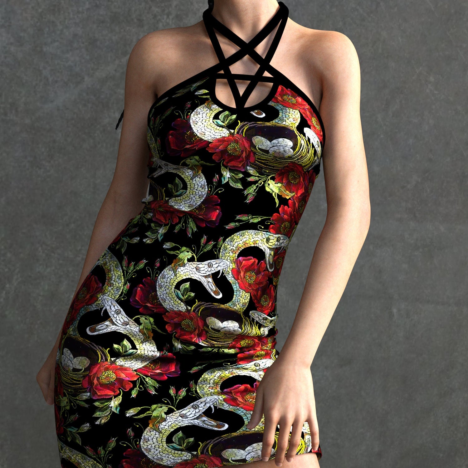 Snake Pentagram Dress