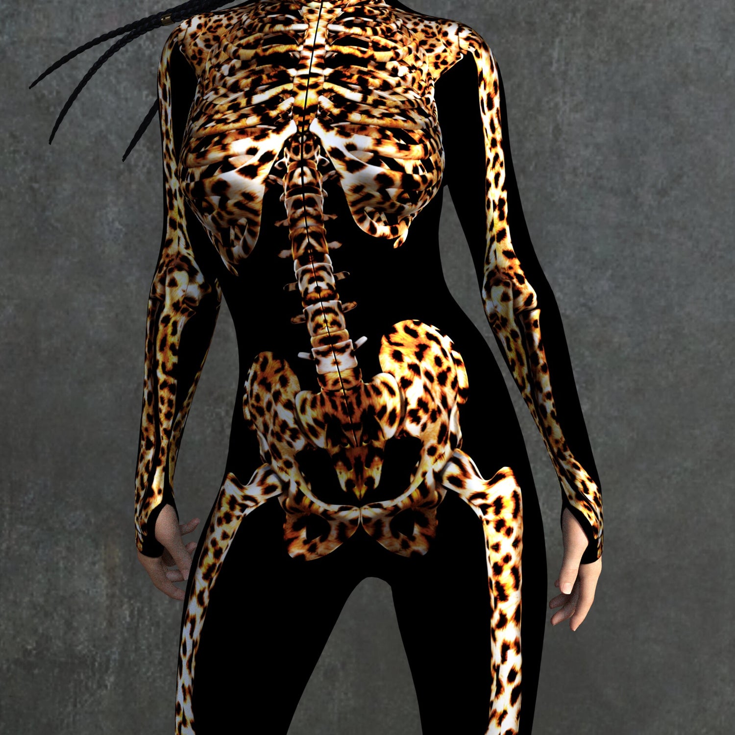 Leopard Skeleton Costume