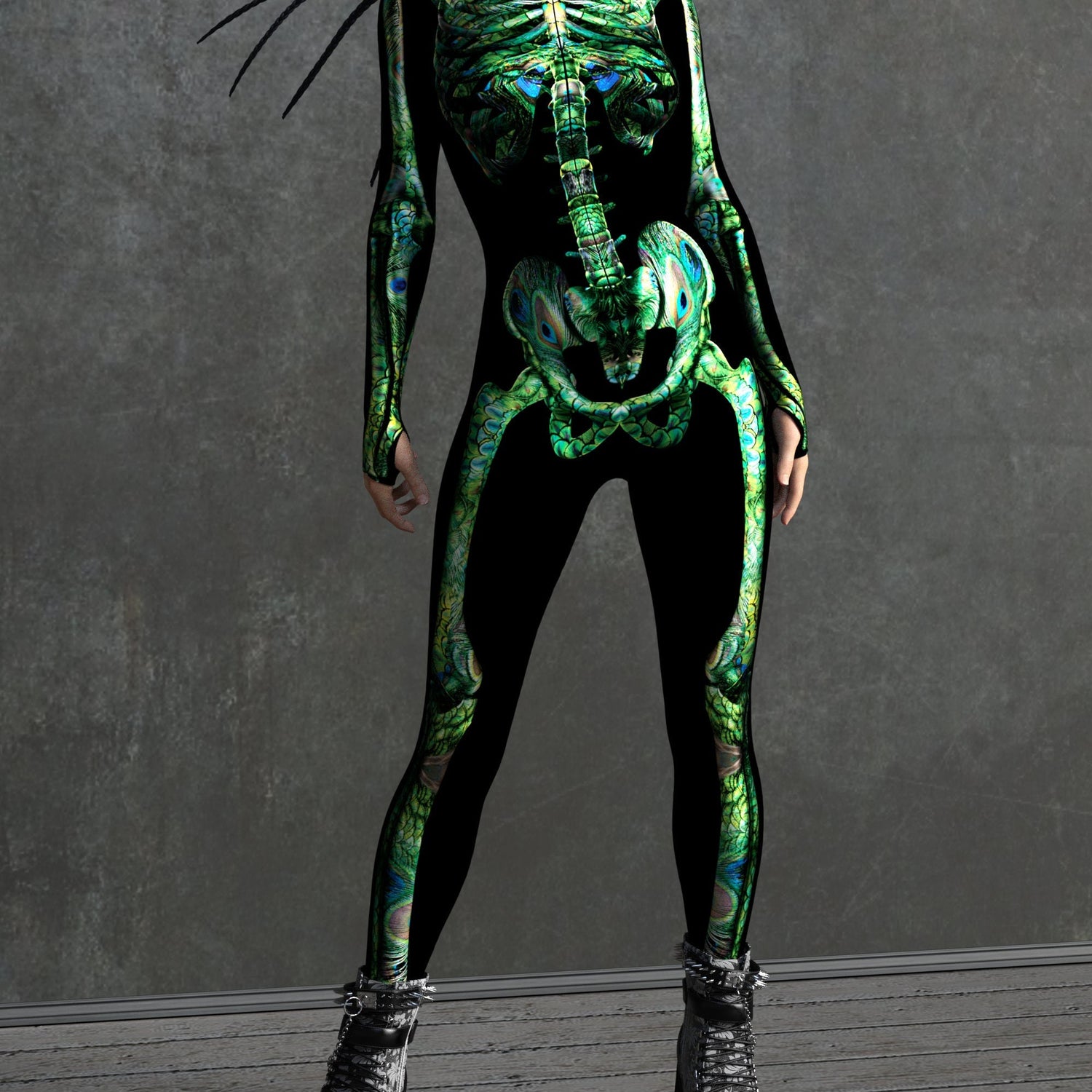 Peekok Skeleton Costume 3