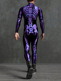 Purple Madness Skeleton Male Costume