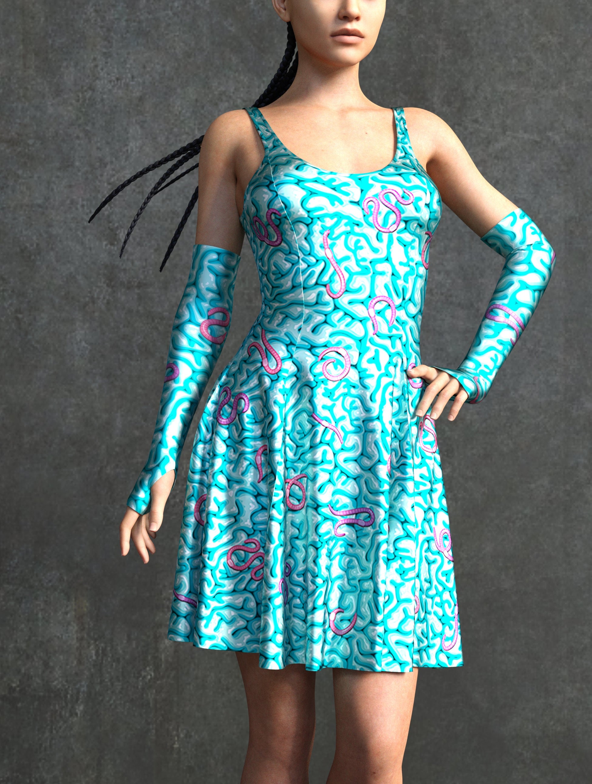 Brainz Witch Strap Dress 1