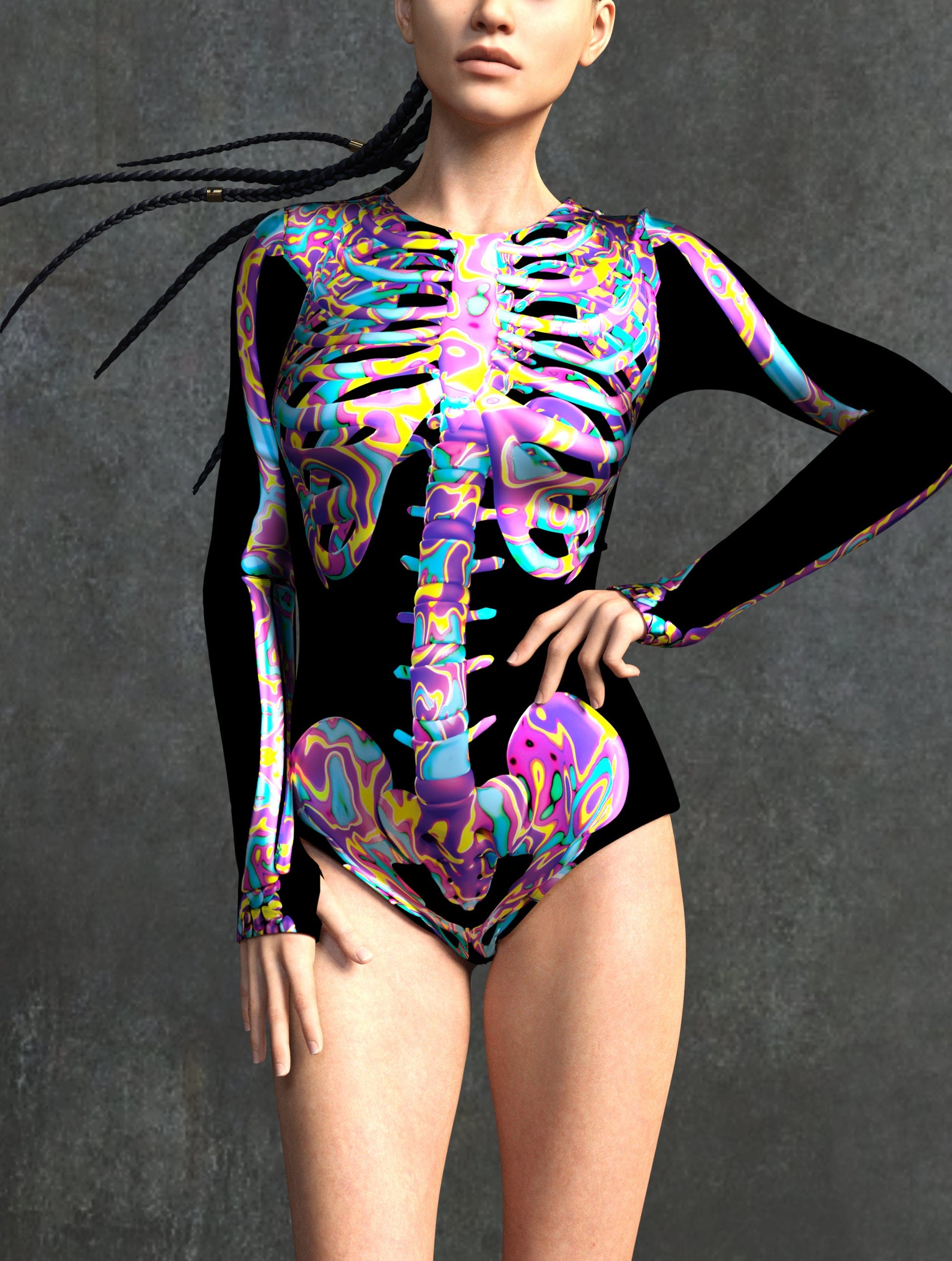 Psy Candy Skeleton Short Body 1
