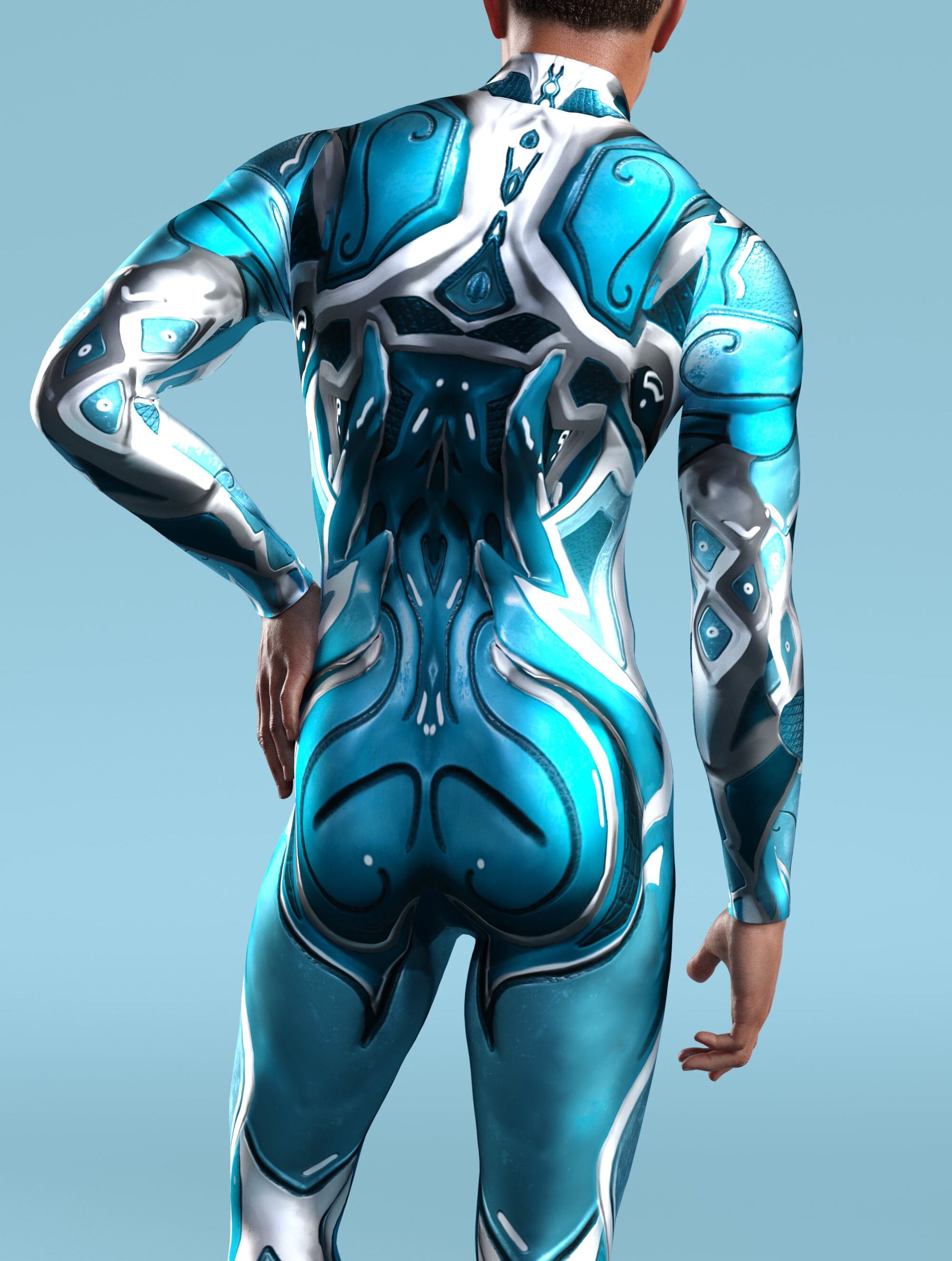 Ice Witcher Male Costume 1