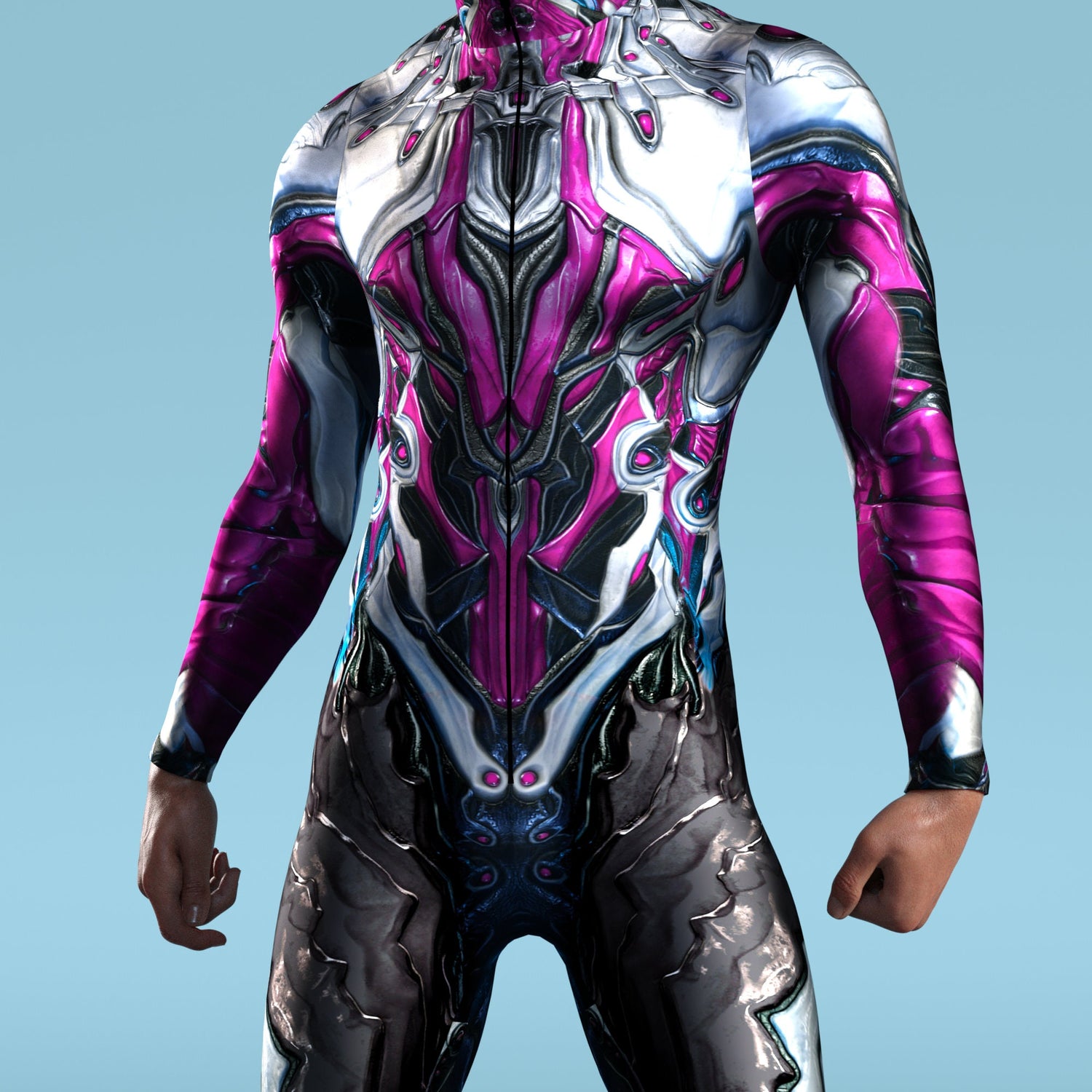 Purple Templar Male Costume