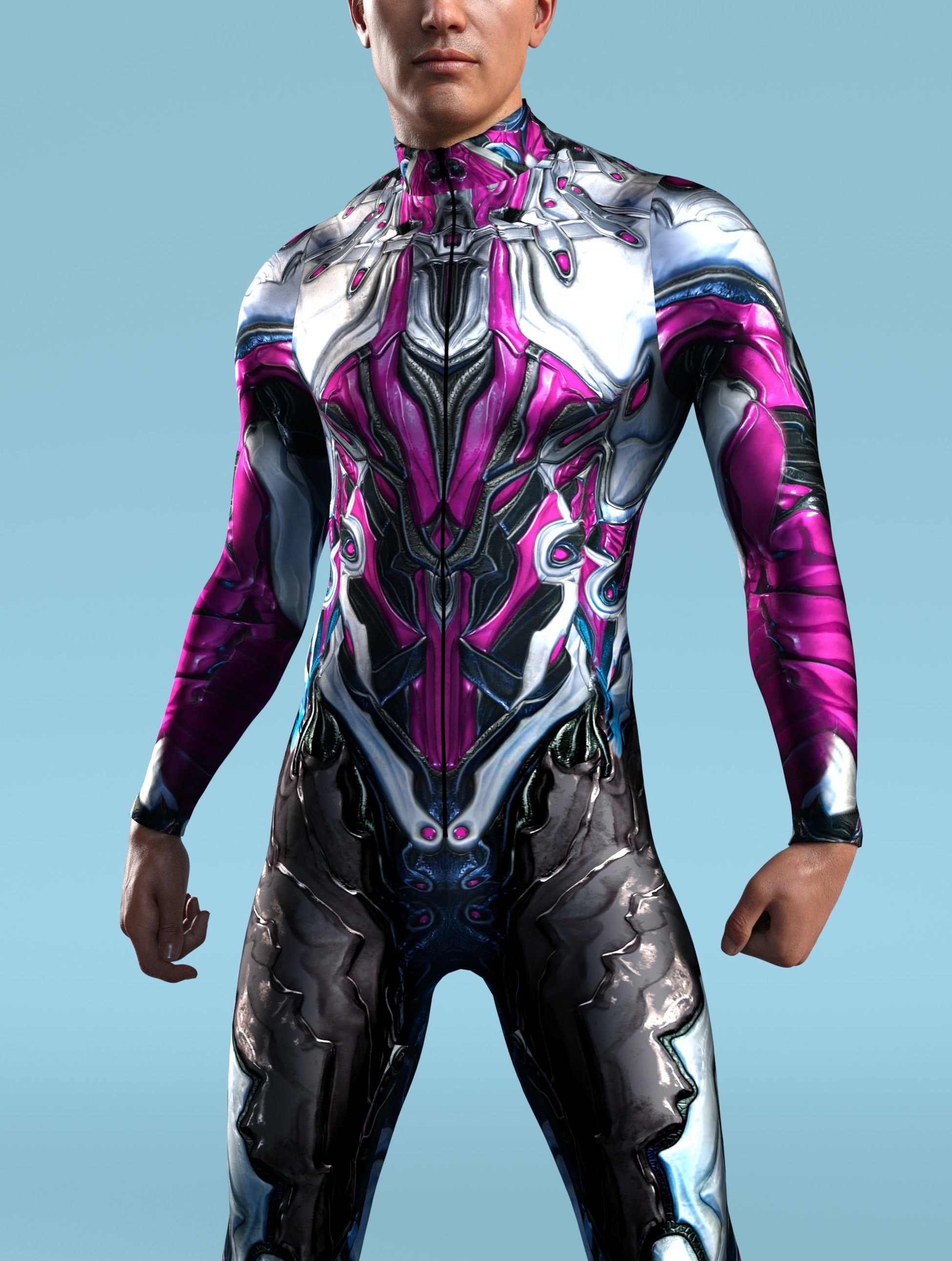 Purple Templar Male Costume 1