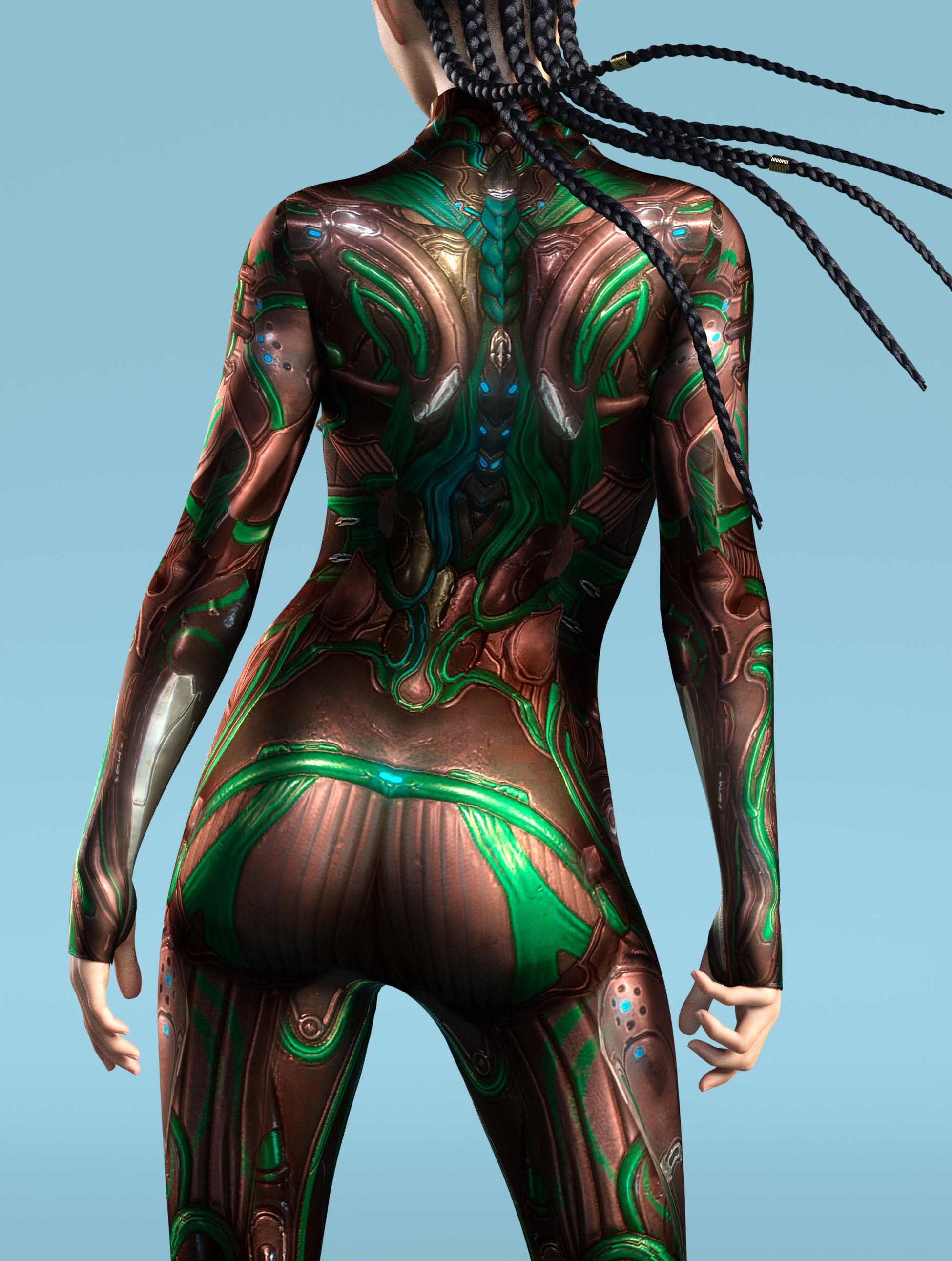 Big A Green Machine Costume 2