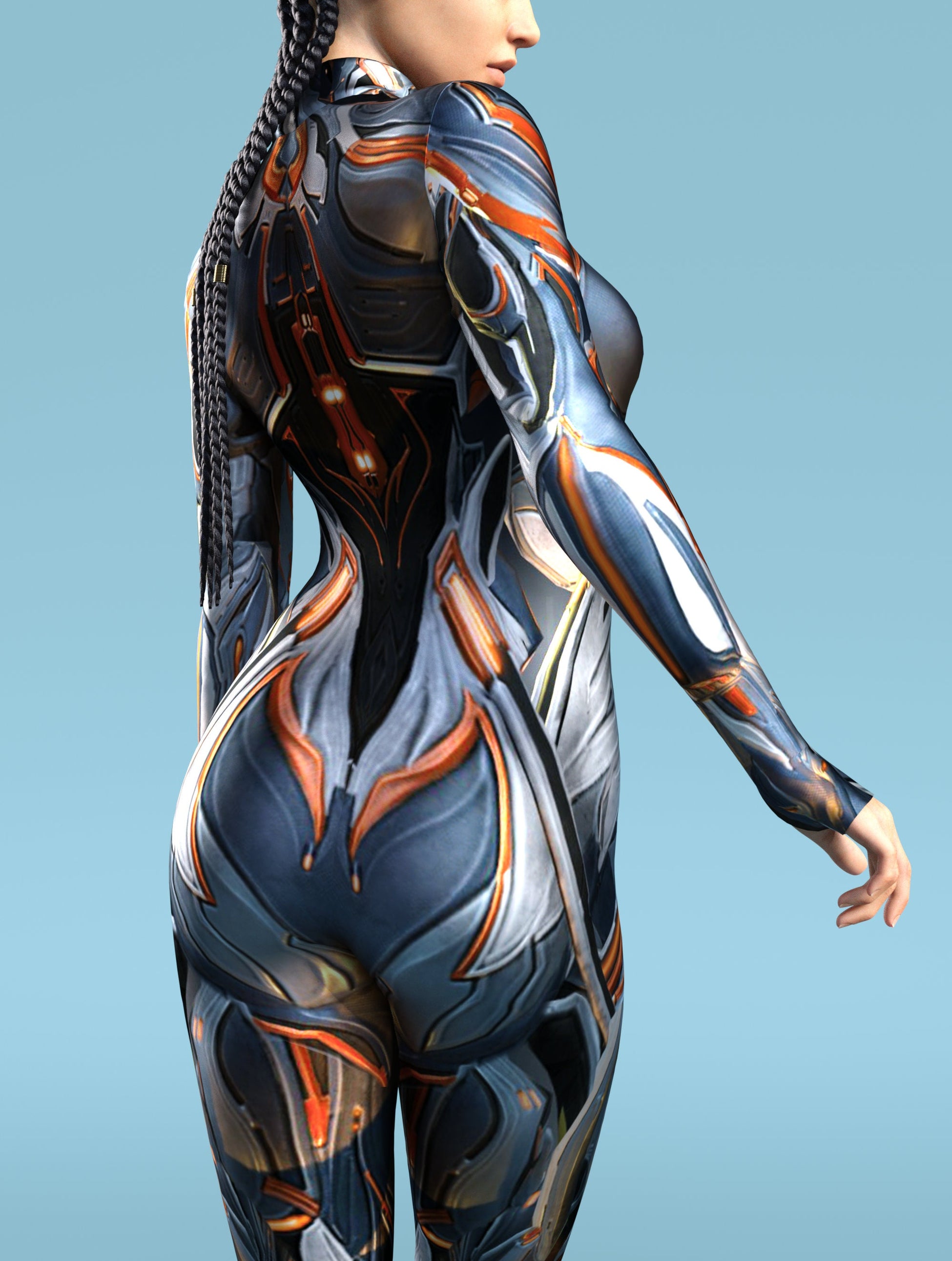 Ember Cyber Wear Costume 2