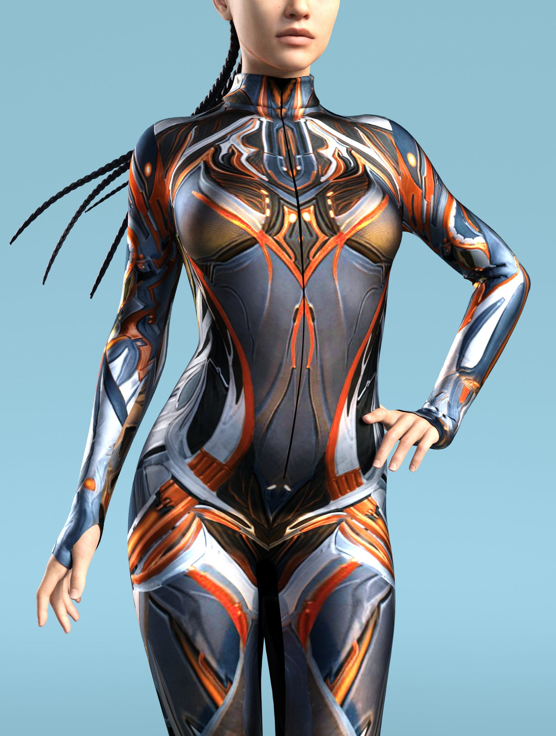 Ember Cyber Wear Costume 1