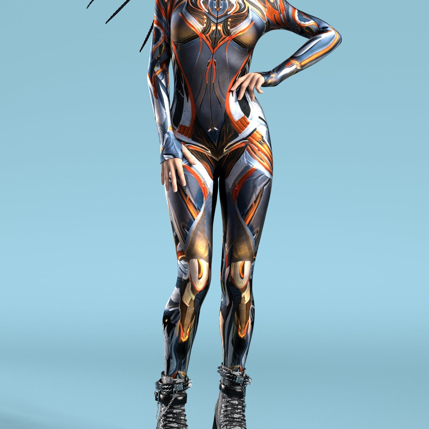 Ember Cyber Wear Costume 3