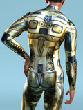 Gold Invader Male Costume