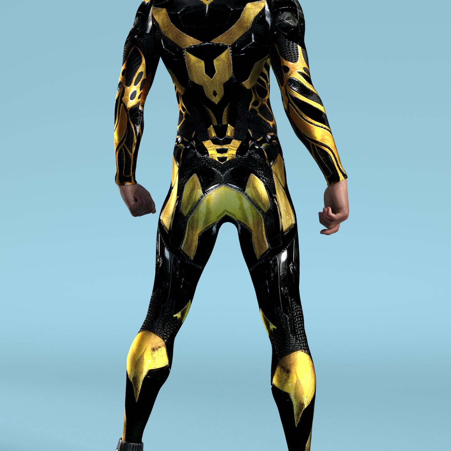 Scorpio Black Male Costume Black