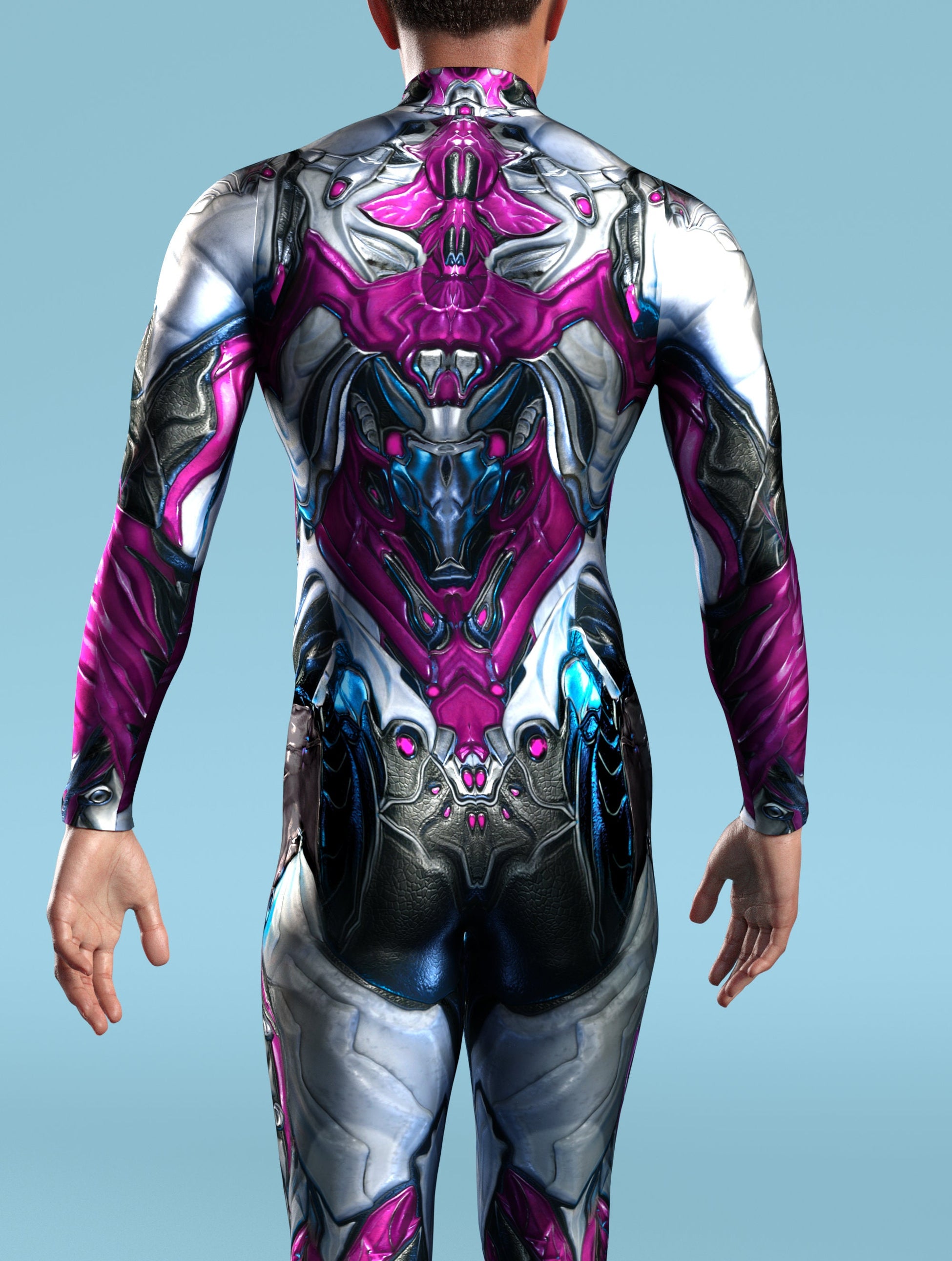 Purple Templar Male Costume 2