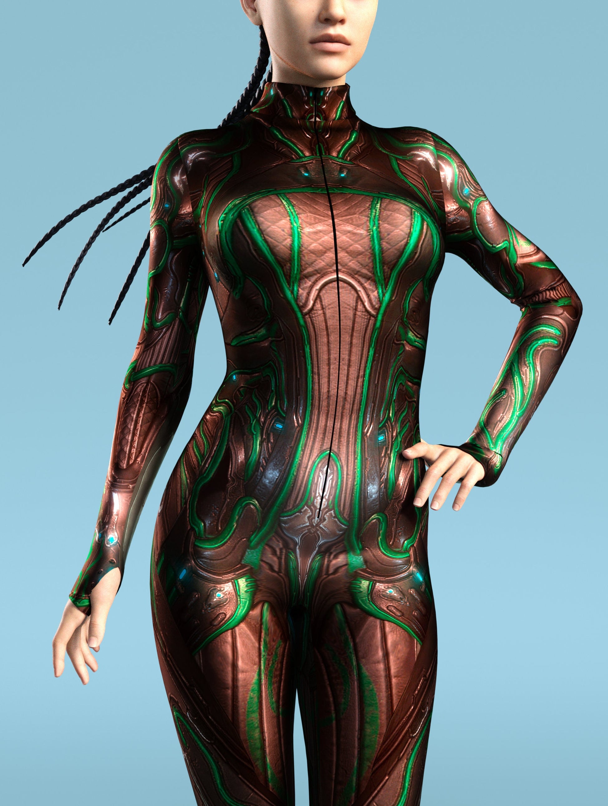 Big A Green Machine Costume 1