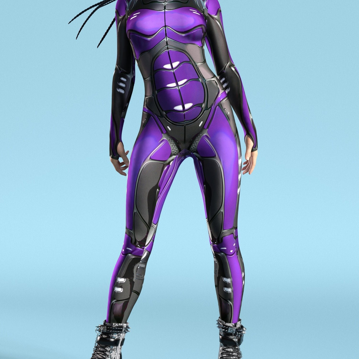 Hydrobot Purple Costume 3