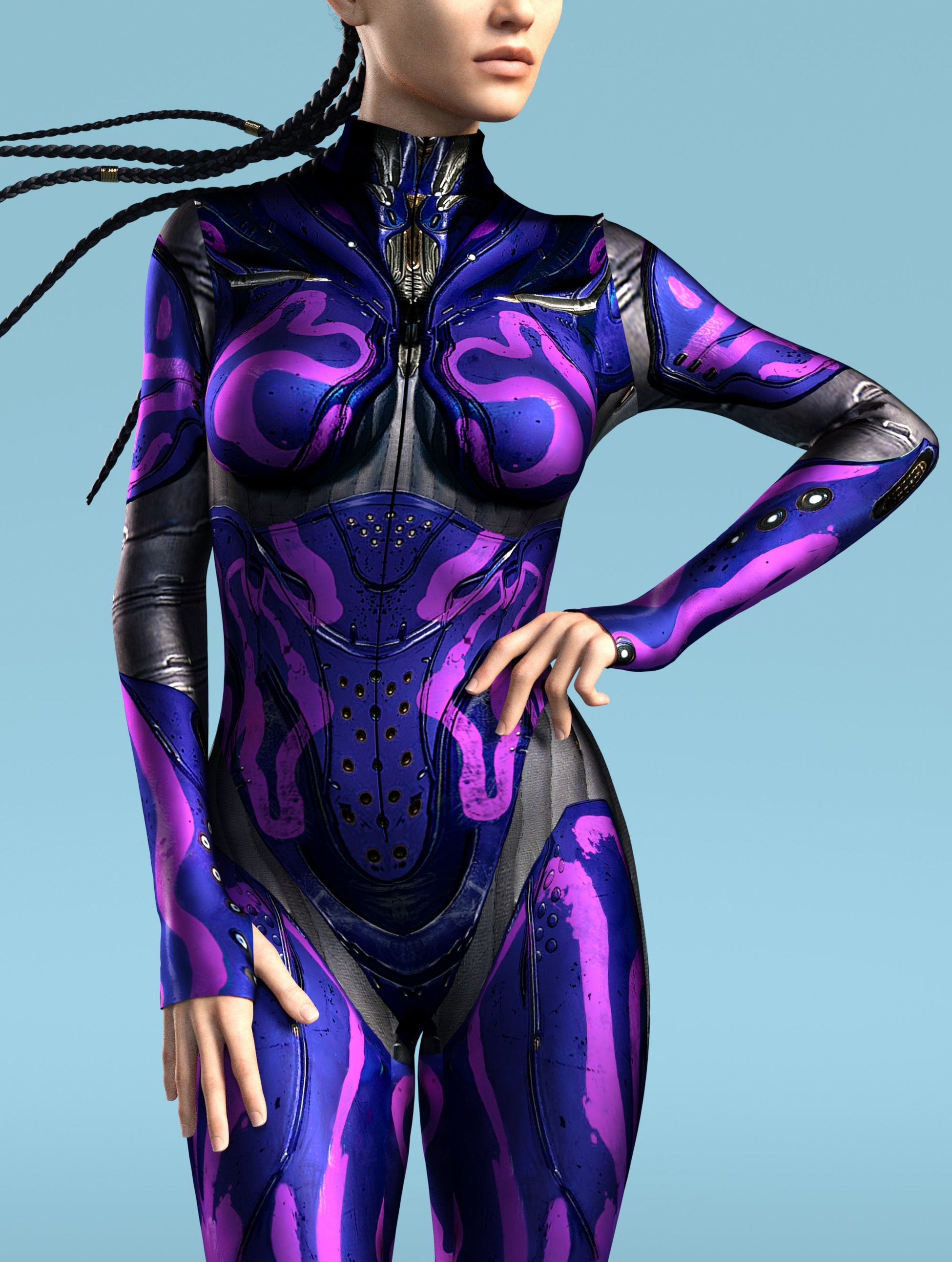 Dragoon Mech Rider Costume 1