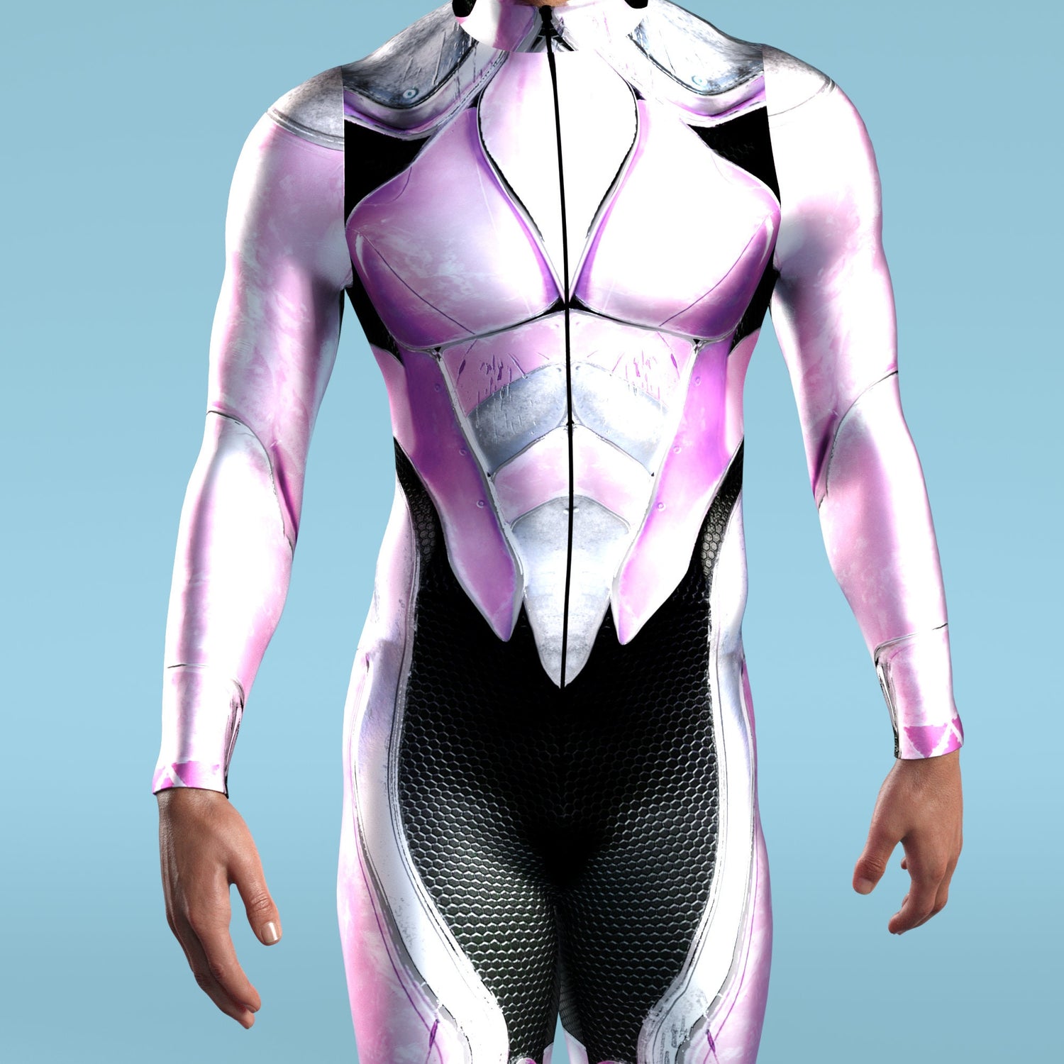 War Ranger Pink Male Costume