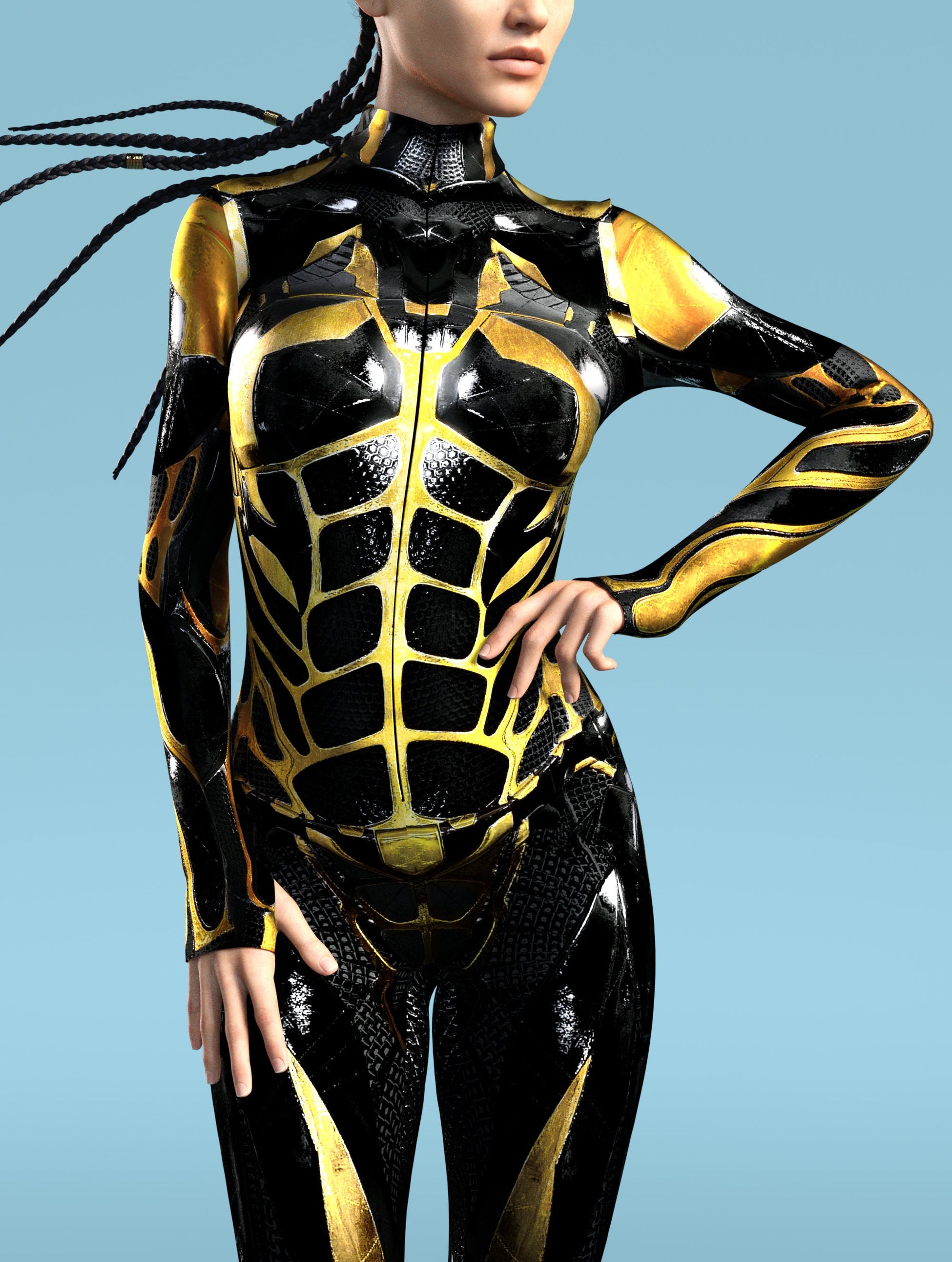 Scorpio Black Costume 1