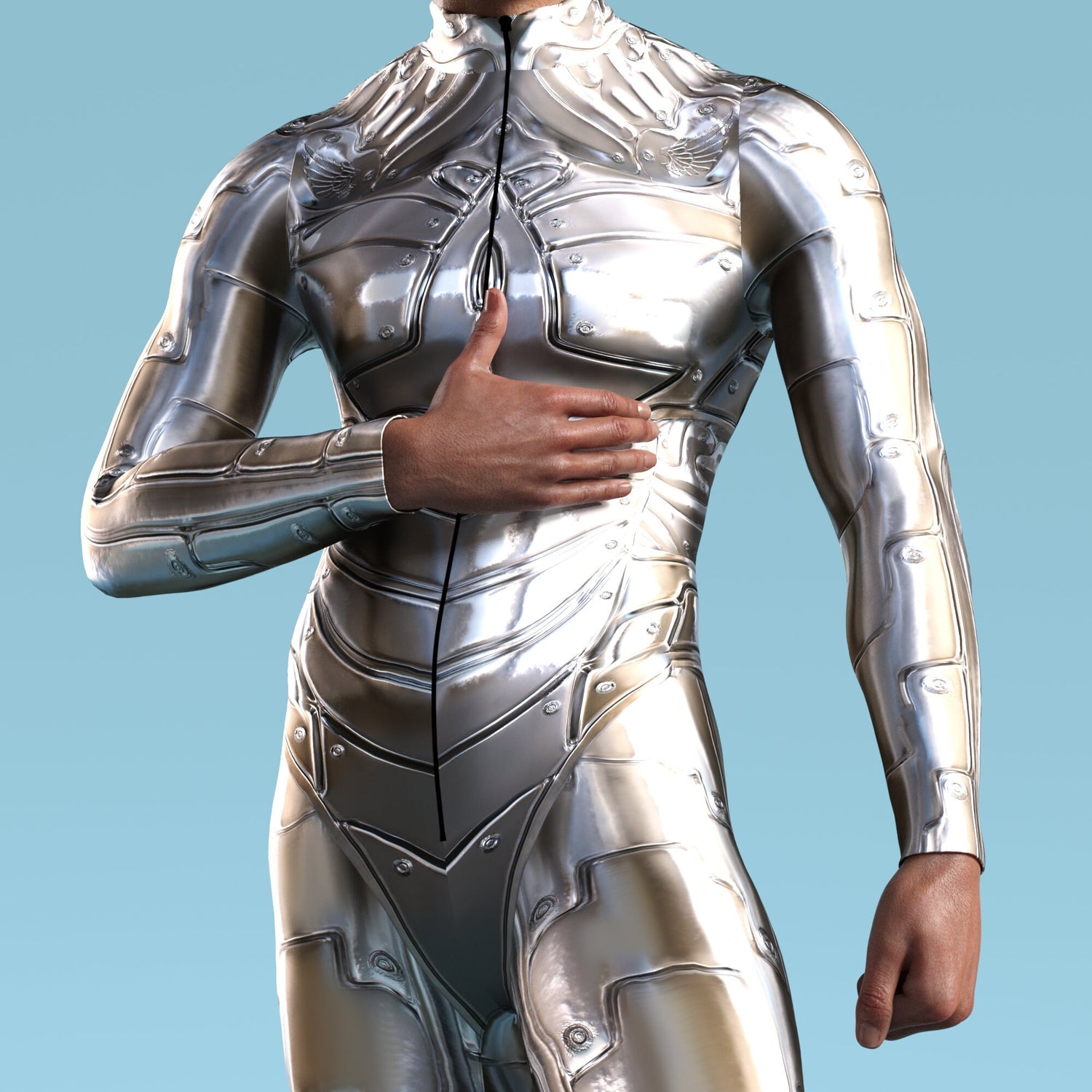 Azur Phantom Male Costume 7