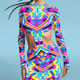 Tesseract Side-Cutout Dress