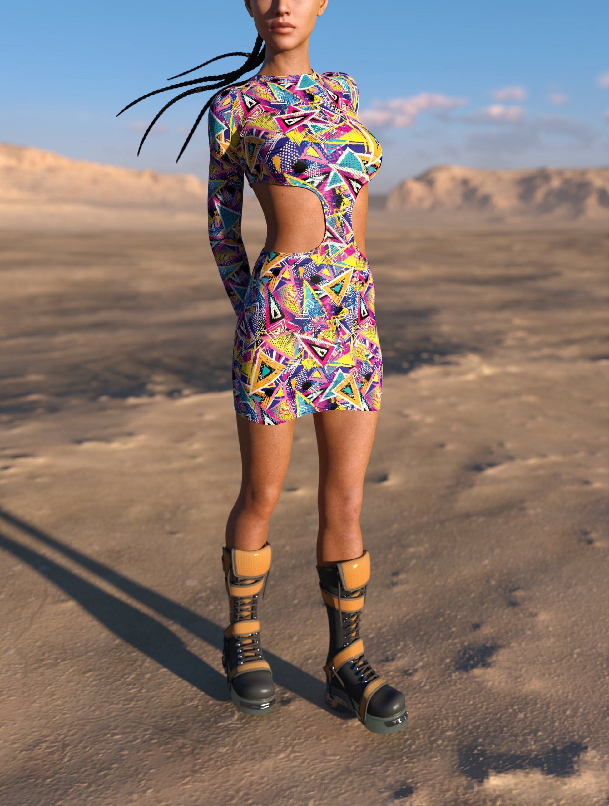 Elysium Side-Cutout Dress 2