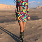 Bazaar Side-Cutout Dress