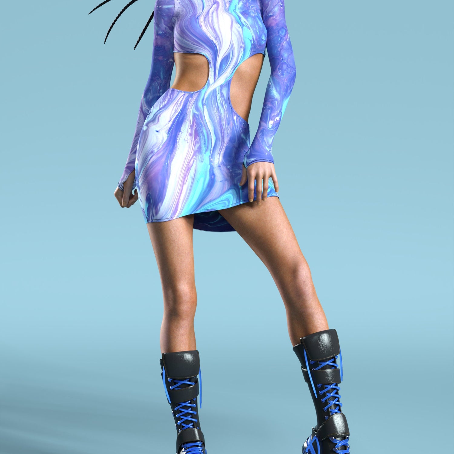 Women Catharctic Side-Cutout Dress