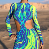 Chushy Side-Cutout Dress