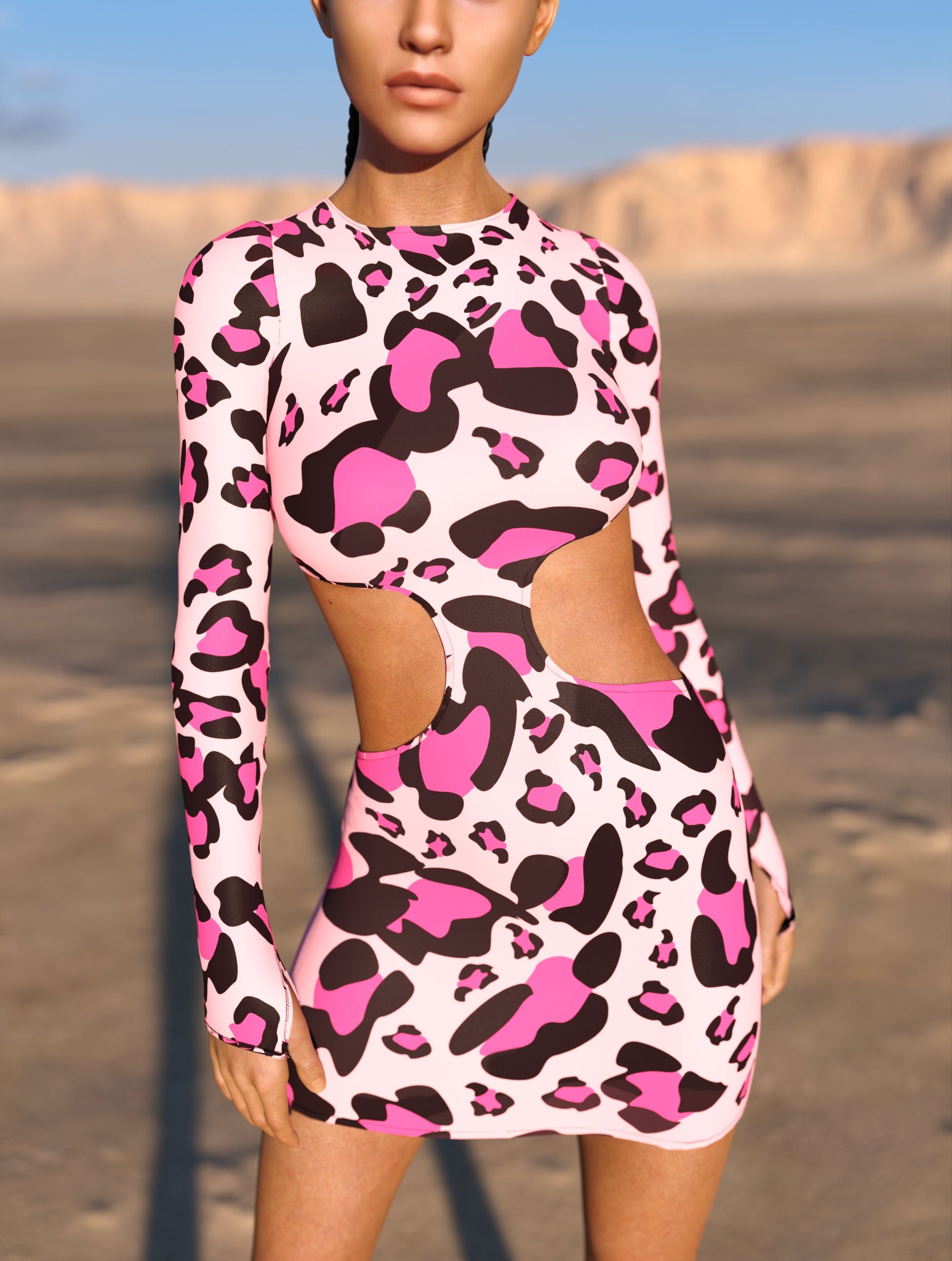 Ludacris Side-Cutout Dress 1