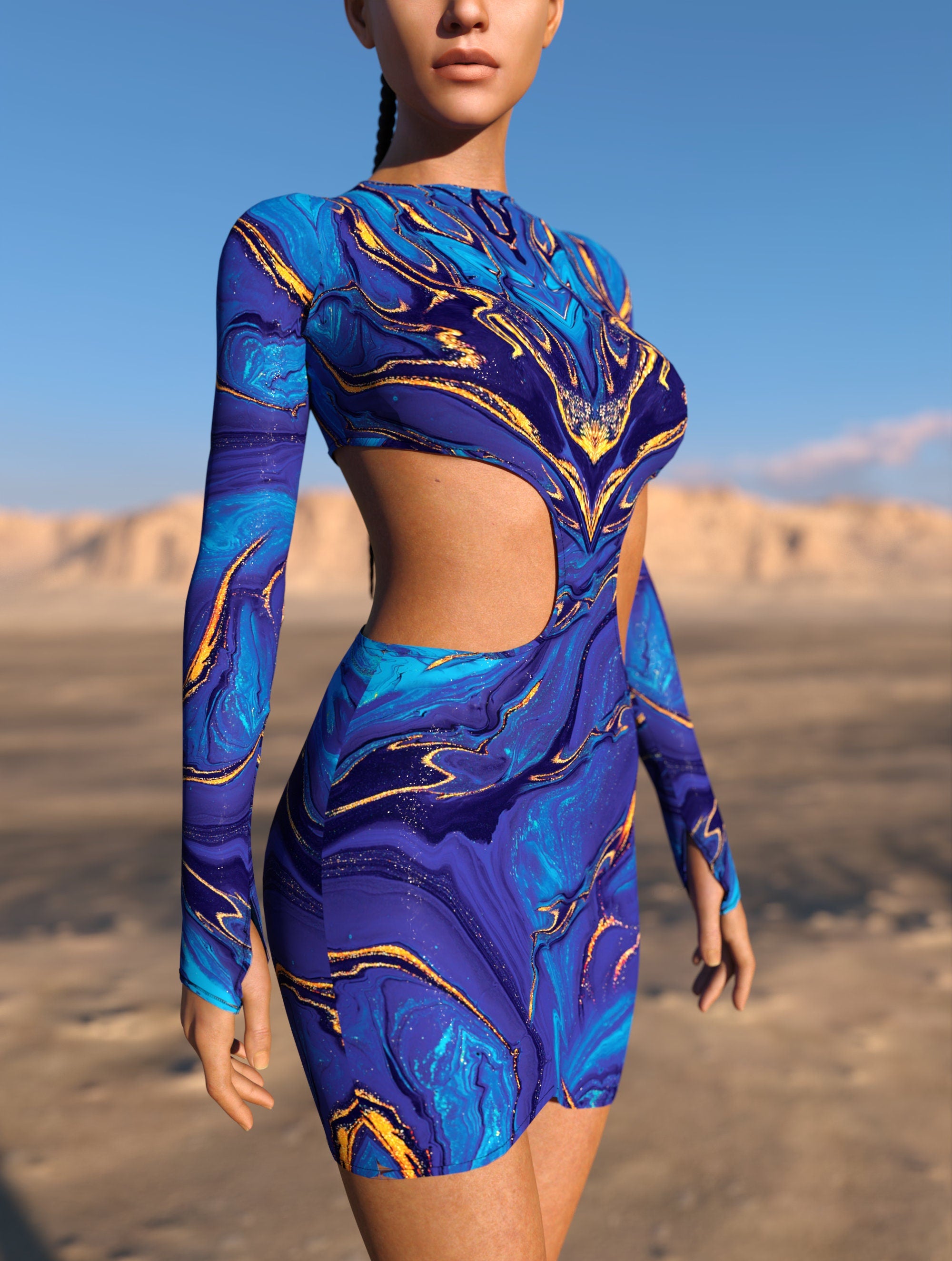 Rogue Side Cutout Dress – Candy Catz