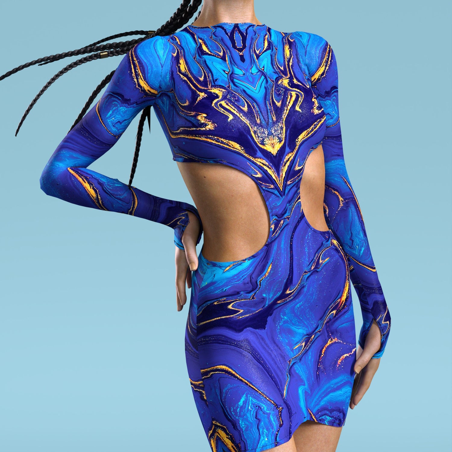 Rogue Side-Cutout Dress Lycra