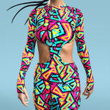Bazaar Side-Cutout Dress